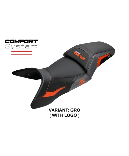 Funda de asiento compatible con KTM 1290 Super Adventure S (21-22) modelo Lumiar comfort system