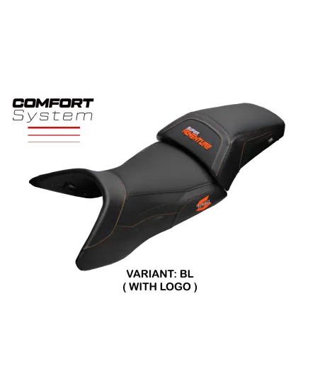 Funda de asiento compatible con KTM 1290 Super Adventure S (21-22) modelo Lumiar comfort system