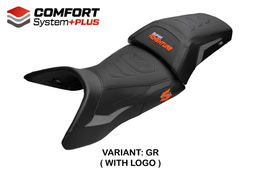 Seat cover compatible - KTM 1290 Super Adventure S 2021-2025 - mod Lumiar Comfort System Plus