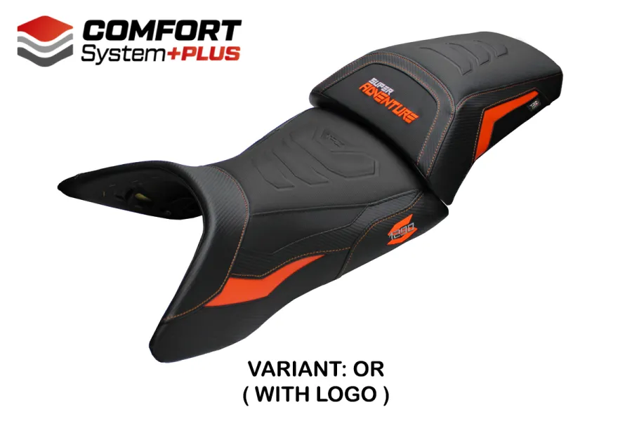 Funda de asiento compatible - KTM 1290 Super Adventure S 2021-2025 - mod Lumiar Comfort System Plus