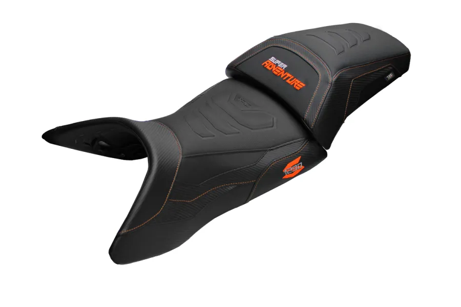 Seat cover compatible - KTM 1290 Super Adventure S 2021-2025 - mod Lumiar Comfort System Plus