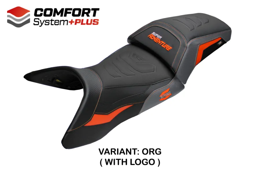 Seat cover compatible - KTM 1290 Super Adventure S 2021-2025 - mod Lumiar Comfort System Plus