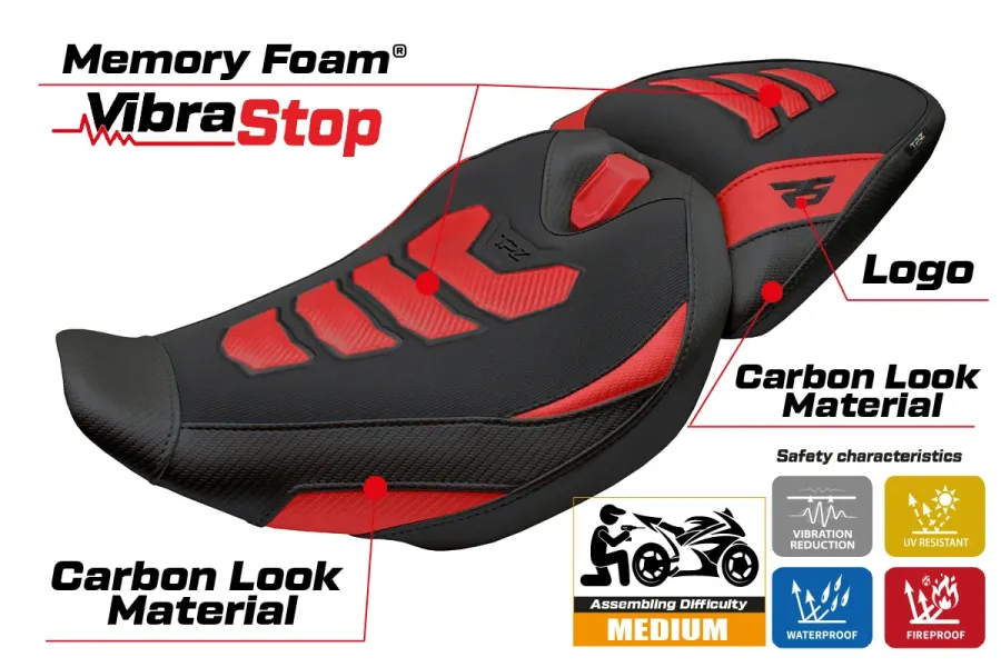 Sitzbezug kompatibel - BMW R 1300 RS 2025-2026 - mod Sohar Comfort System Plus