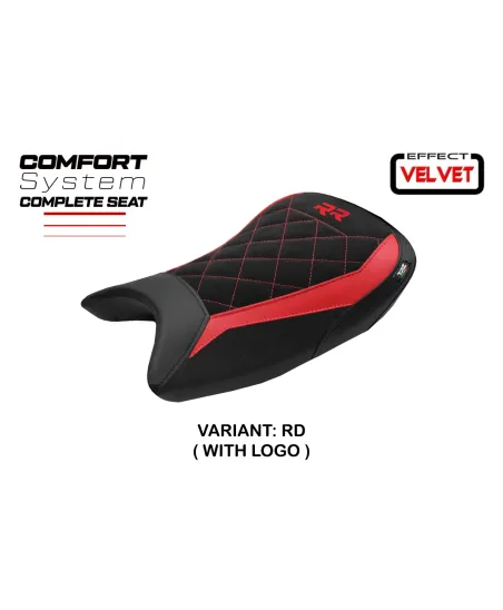 Komplette Sitzbank kompatibel - BMW S 1000 RR 2019-2026 - mod Varel Velvet Comfort System
