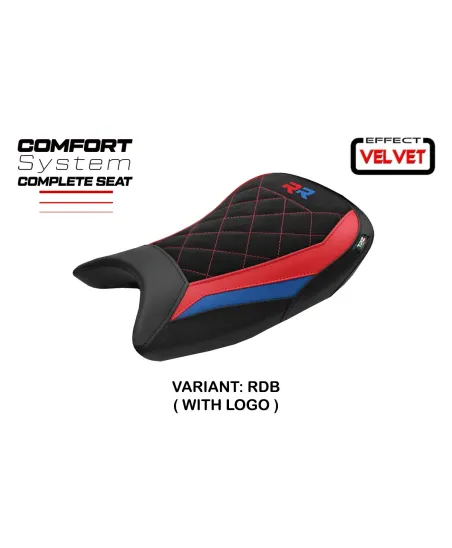 Komplette Sitzbank kompatibel - BMW S 1000 RR 2019-2026 - mod Varel Velvet Comfort System