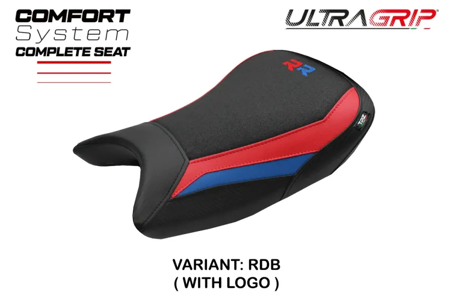 Asiento completo compatible - BMW S 1000 RR 2019-2026 - mod Varel Ultragrip Comfort System