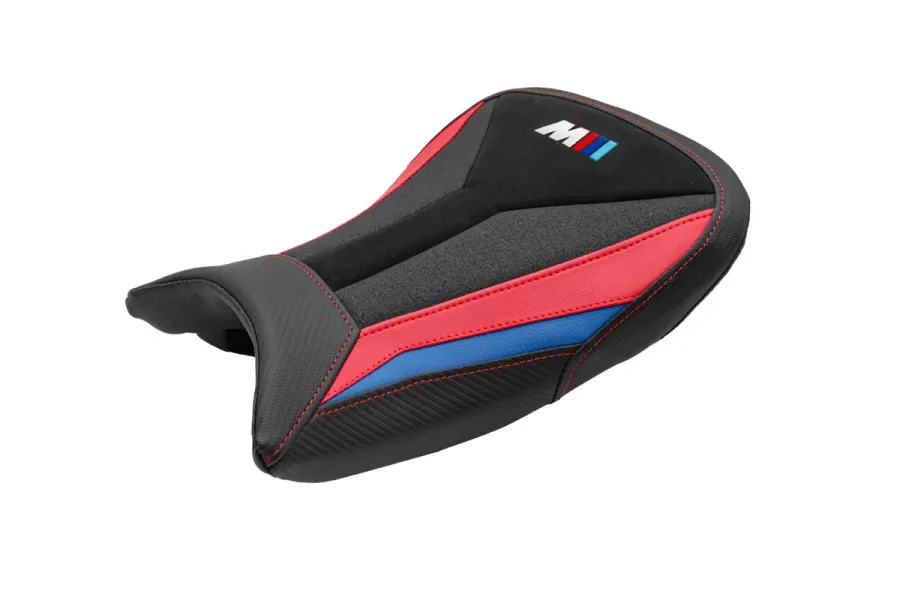 Komplette Sitzbank kompatibel - BMW S 1000 RR 2019-2026 - mod Varel Ultragrip Velvet Special Edition