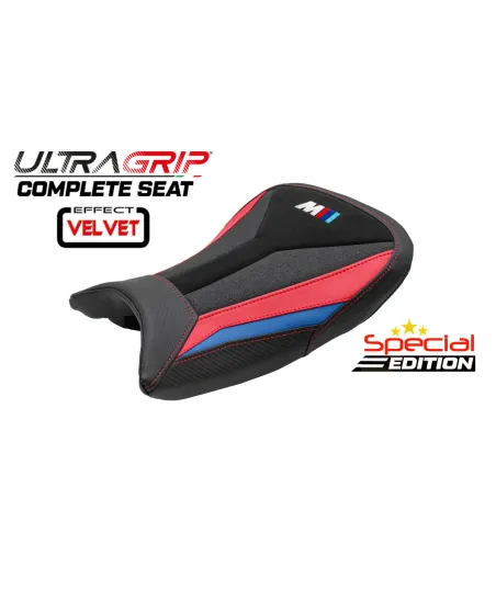 Sella completa compatibile - BMW S 1000 RR 2019-2026 - mod Varel Ultragrip Velvet Special Edition