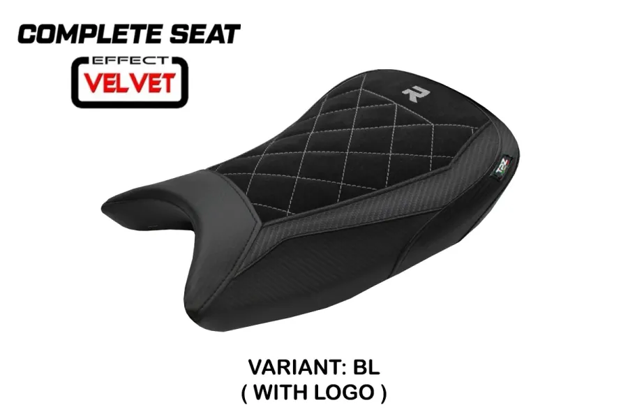 Sella completa compatibile - BMW S 1000 R 2021-2026 - mod Bexley Velvet