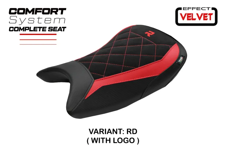 Sella completa compatibile - BMW S 1000 R 2021-2026 - mod Bexley Velvet Comfort System