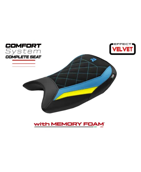 Sella completa compatibile - BMW S 1000 R 2021-2026 - mod Bexley Velvet Comfort System