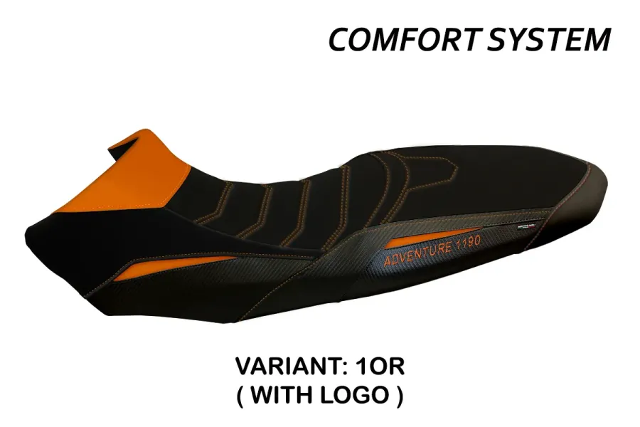 Funda de asiento compatible - KTM 1190 Adventure R 2013 - 2016 - mod Sassuolo Comfort System