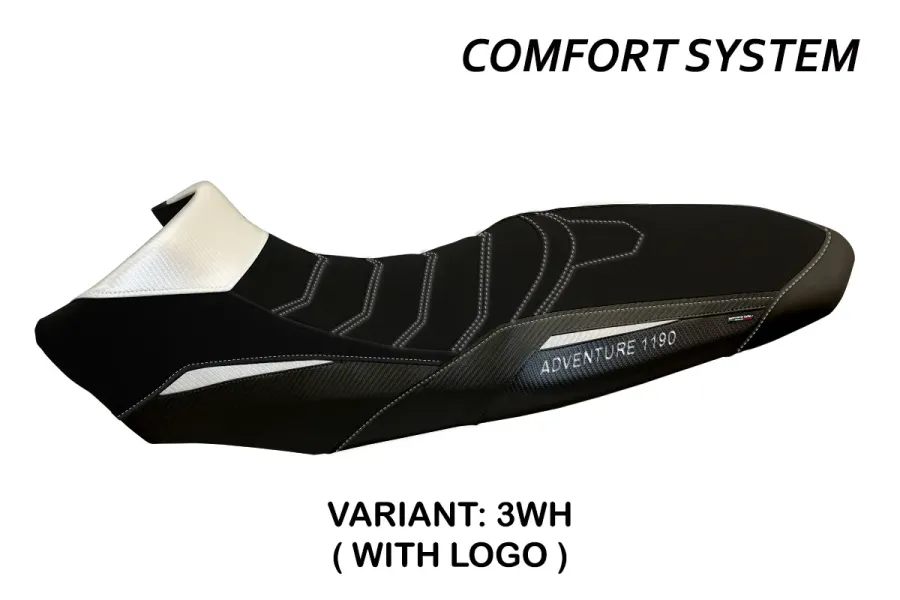 Funda de asiento compatible - KTM 1190 Adventure R 2013 - 2016 - mod Sassuolo Comfort System