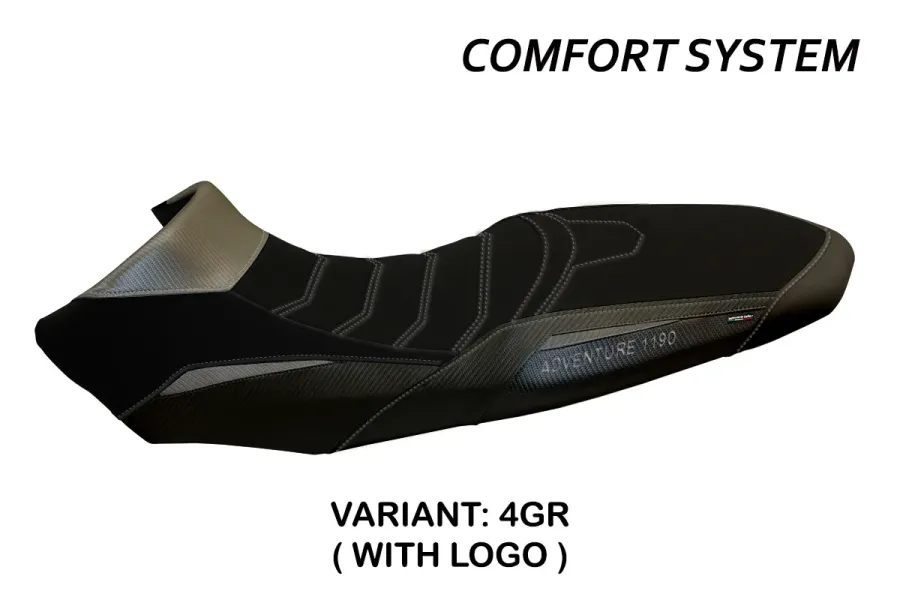 Housse de selle compatible - KTM 1190 Adventure R 2013 - 2016 - mod Sassuolo Comfort System