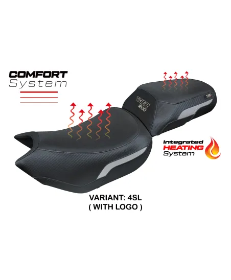 Housse de selle compatible - Triumph Tiger 1200 2022-2026 - mod Heating Comfort System