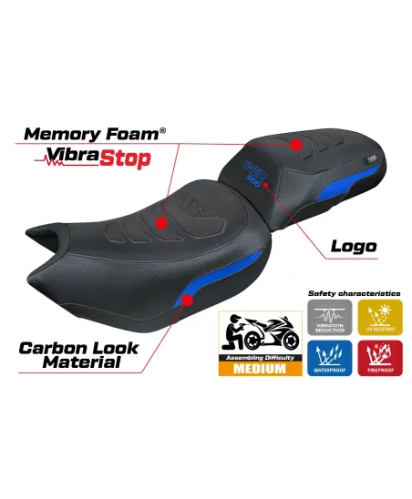 Sitzbezug kompatibel - Triumph Tiger 1200 2022-2026 - mod Wales Comfort System Plus