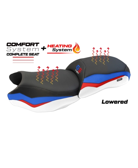 Selle complète compatible - BMW R 1200 GS 2013-2018 - mod Mainz Heating Complete Comfort Seat - Abaissée