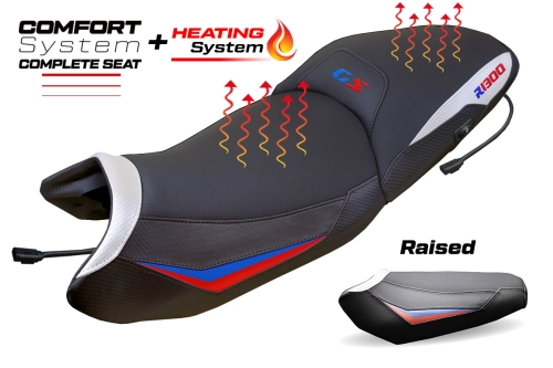 Komplette Sitzbank kompatibel - BMW R 1300 GS 2023-2026 - mod Dorfen Heating Comfort System - Erhöht