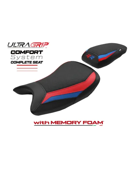 Complete seat compatible - BMW S 1000 RR 2019-2026 - mod Varel Ultragrip Comfort System