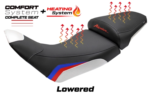 Komplette Sitzbank kompatibel - Honda Africa Twin 1100 2020-2026 - mod Asmara Heating Comfort System - Gesenkt