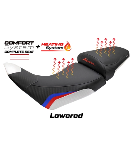 Komplette Sitzbank kompatibel - Honda Africa Twin 1100 2020-2026 - mod Asmara Heating Comfort System - Gesenkt