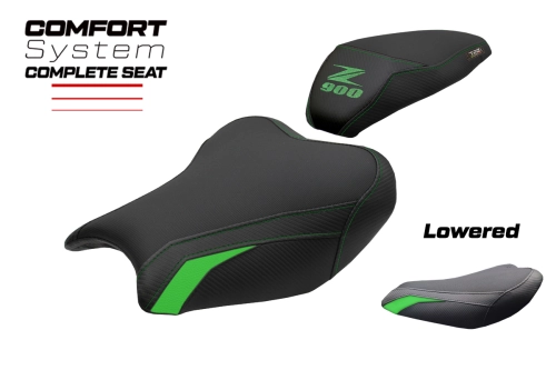Selle complète compatible - Kawasaki Z 900 2017-2024 - mod Liaka Comfort - Abaissée