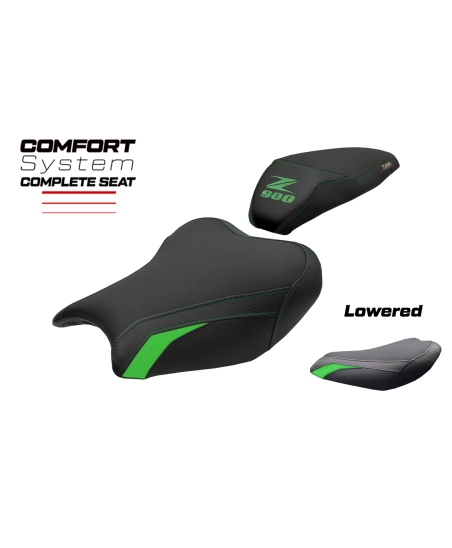 Selle complète compatible - Kawasaki Z 900 2017-2024 - mod Liaka Comfort - Abaissée