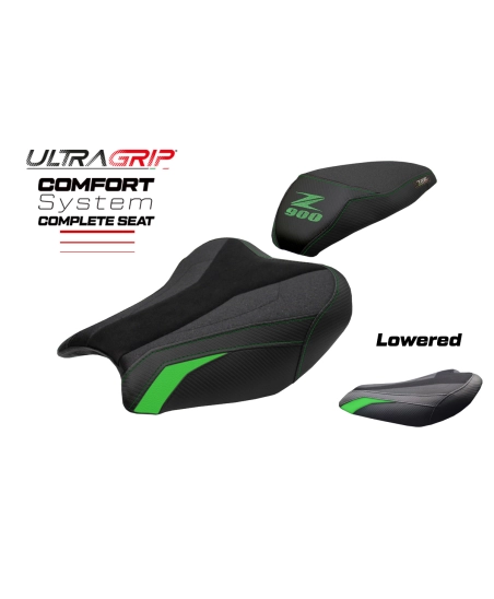 Sella completa compatibile - Kawasaki Z 900 2017-2024 - mod Liaka Ultragrip Comfort - Ribassata