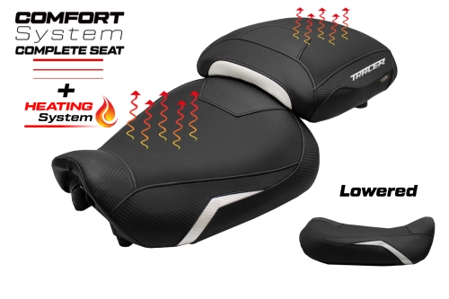 Komplette Sitzbank kompatibel - Yamaha Tracer 9 / 9 GT 2021-2024 - mod Naha Heating Complete Comfort Seat - Gesenkt