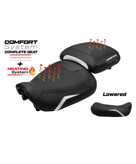 Complete seat compatible - Yamaha Tracer 9 / 9 GT 2021-2024 - mod Naha Heating Complete Comfort Seat - Lowered