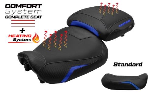 Komplette Sitzbank kompatibel - Yamaha Tracer 9 / 9 GT 2021-2024 - mod Naha Heating Complete Comfort Seat - Standard