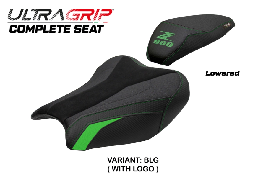 Komplette Sitzbank kompatibel - Kawasaki Z 900 2017-2024 - mod Liaka Ultragrip - Gesenkt