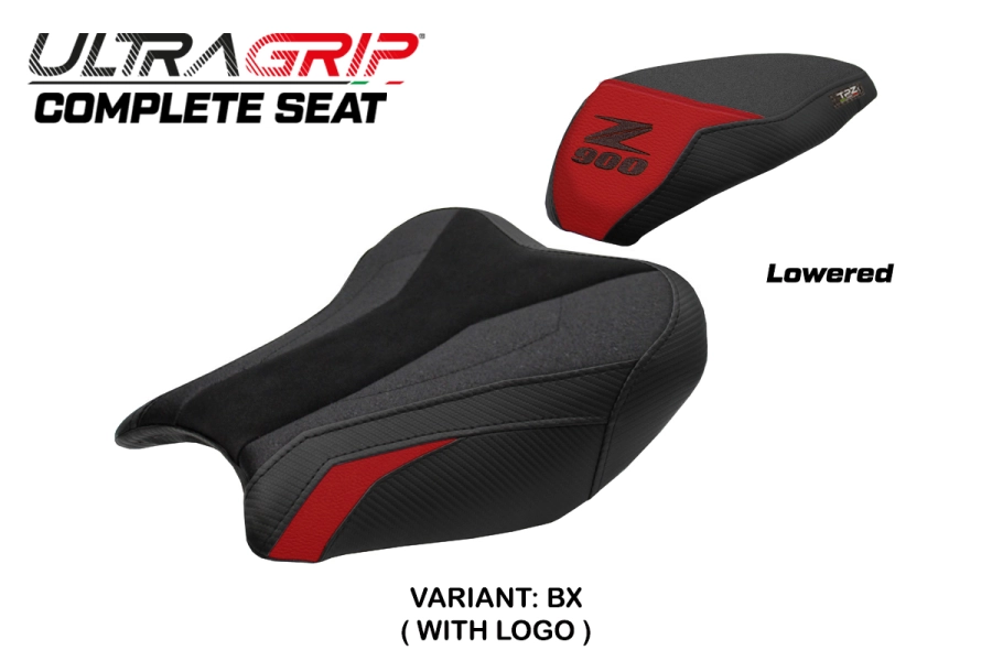 Sella completa compatibile - Kawasaki Z 900 2017-2024 - mod Liaka Ultragrip - Ribassata