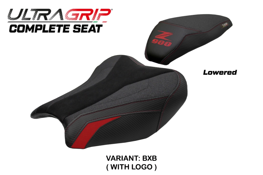 Komplette Sitzbank kompatibel - Kawasaki Z 900 2017-2024 - mod Liaka Ultragrip - Gesenkt