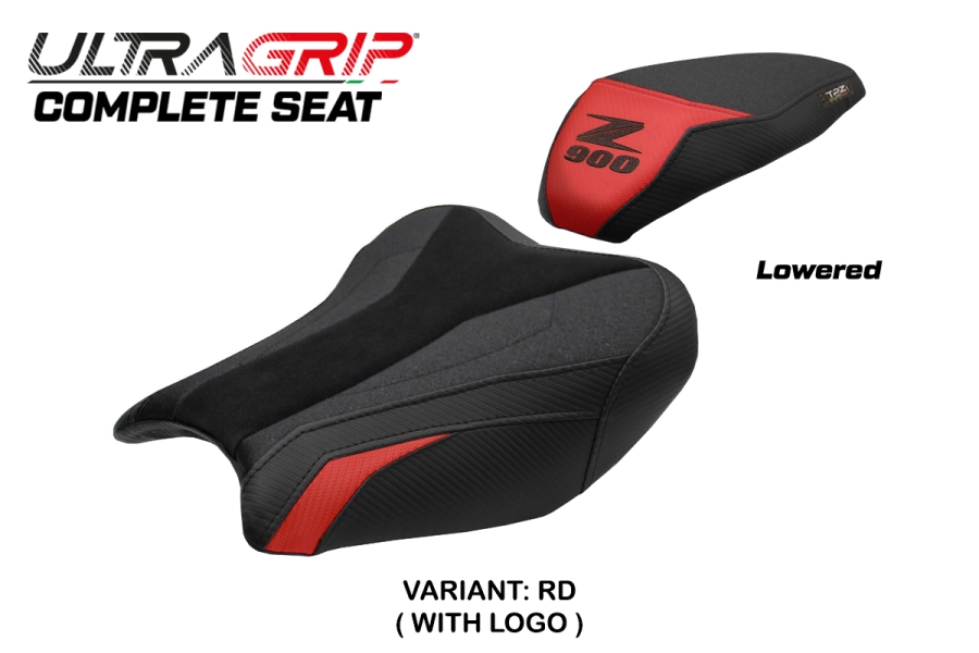 Sella completa compatibile - Kawasaki Z 900 2017-2024 - mod Liaka Ultragrip - Ribassata