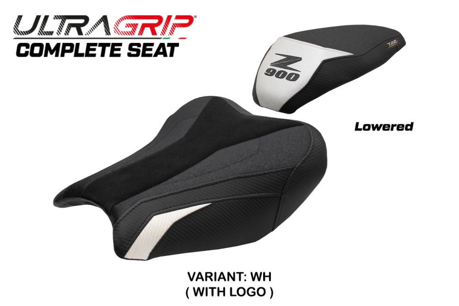 Komplette Sitzbank kompatibel - Kawasaki Z 900 2017-2024 - mod Liaka Ultragrip - Gesenkt