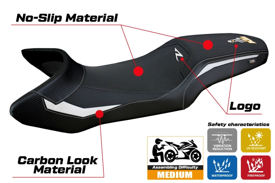 Rivestimento sella compatibile - KTM 1390 Super Adventure R  2025-2026 - mod Steyr