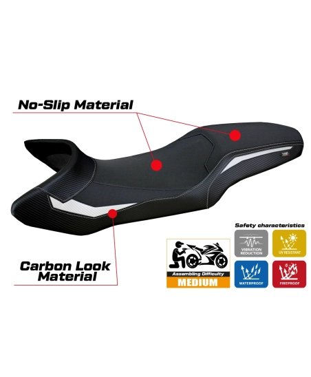 Funda de asiento compatible - KTM 1390 Super Adventure R  2025 - mod Steyr