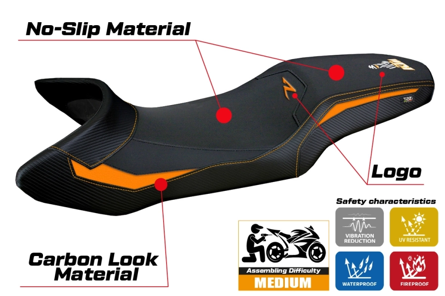Seat cover compatible - KTM 1390 Super Adventure R 2025-2026 - mod Steyr