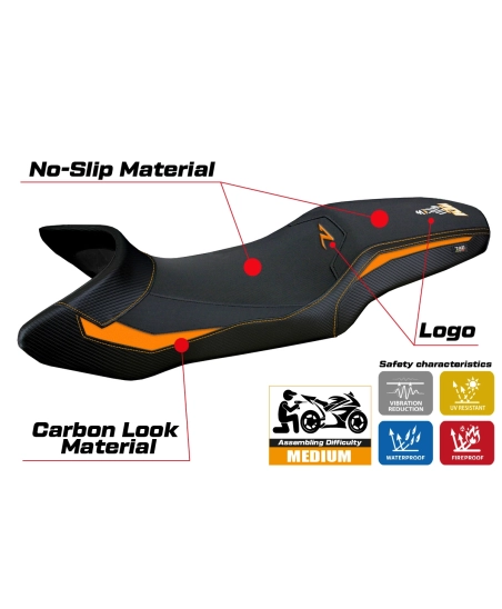 Funda de asiento compatible - KTM 1390 Super Adventure R  2025 - mod Steyr