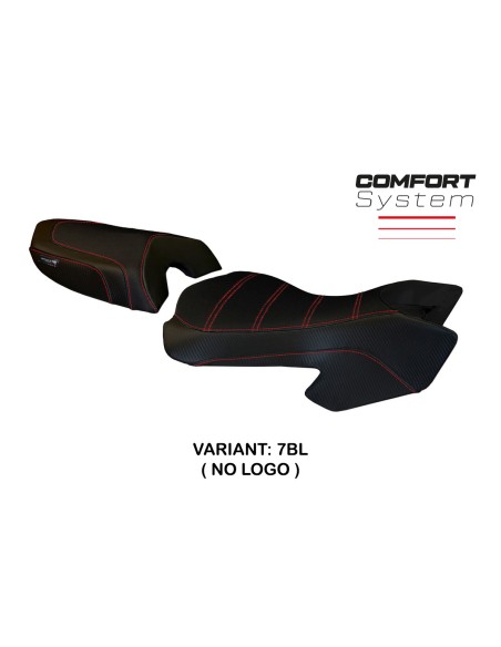 Housse de selle compatible Ducati Multistrada 620/1000/1100 (03-09) modèle Sciacca Color comfort system