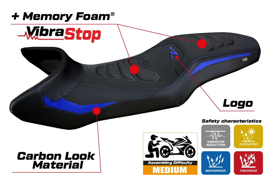 Rivestimento sella compatibile - KTM 1390 Super Adventure R 2025-2026 - mod Steyr Comfort System Plus