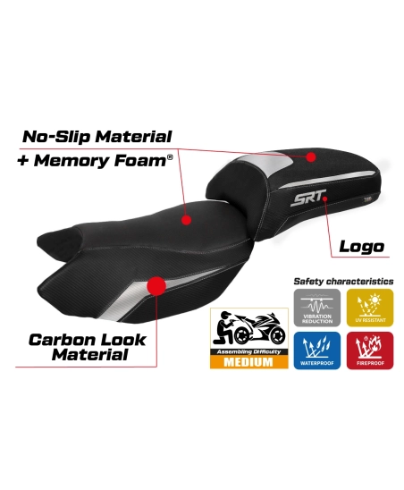 Rivestimento sella compatibile - QJ Motor SRT 700 / 700 X 2024-2025 - mod Heze Comfort System