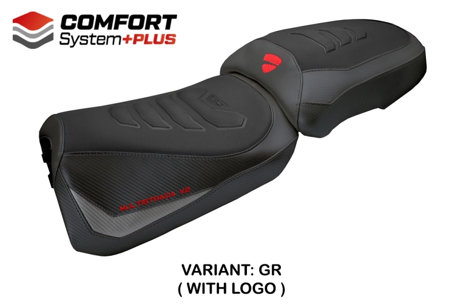 Funda de asiento compatible - Ducati Multistrada V2 2025-2026 - mod Aura Comfort System Plus