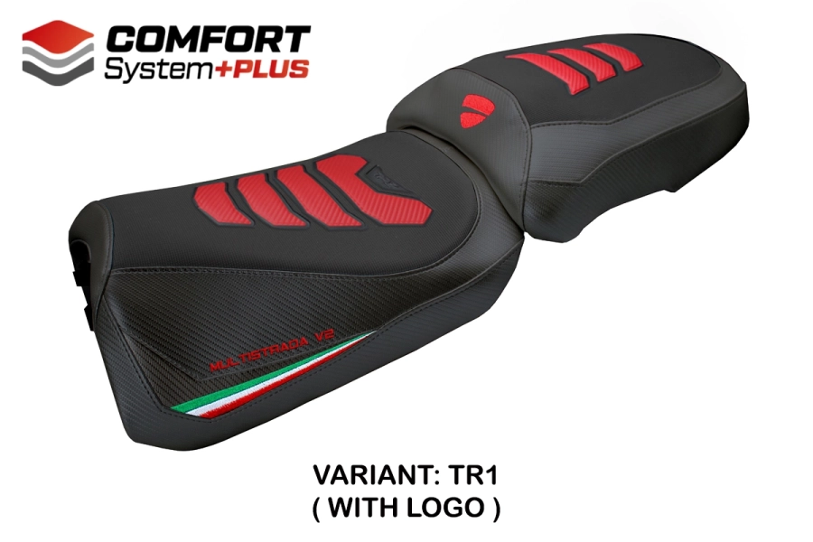 Funda de asiento compatible - Ducati Multistrada V2 2025-2026 - mod Aura Comfort System Plus