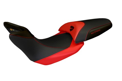 Housse de selle compatible Ducati Multistrada 1200 (10-11) modèle Noto 3
