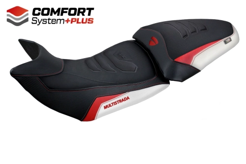 Housse de selle compatible - Ducati Multistrada 1200 / 1260  2015-2020 - mod Jazan Comfort System Plus