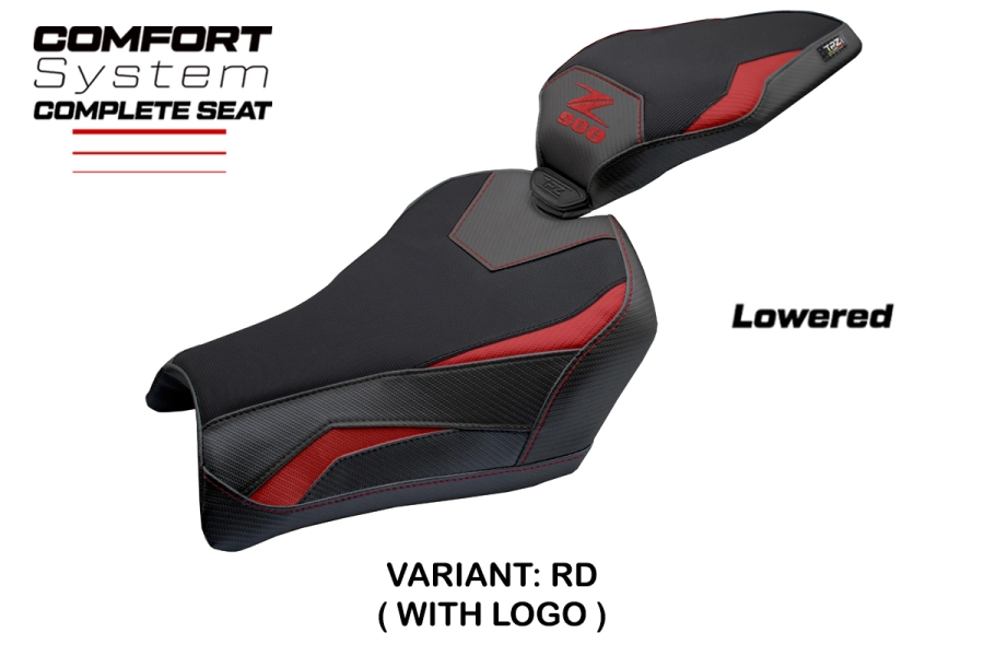 Komplette Sitzbank kompatibel - Kawasaki Z 900 2025-2026 - mod Kimiko Comfort System - Gesenkt
