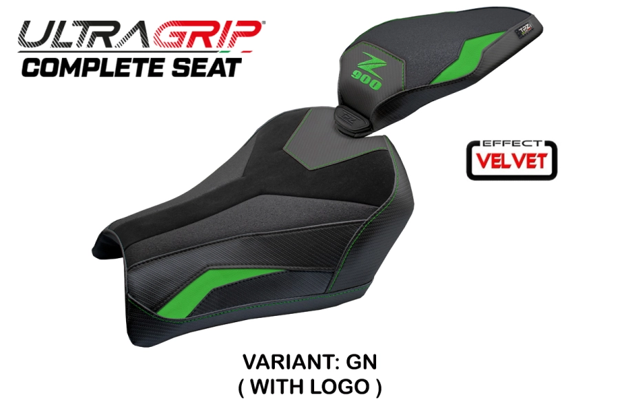 Komplette Sitzbank kompatibel - Kawasaki Z 900 2025-2026 - mod Kimiko Ultragrip Velvet - Standard