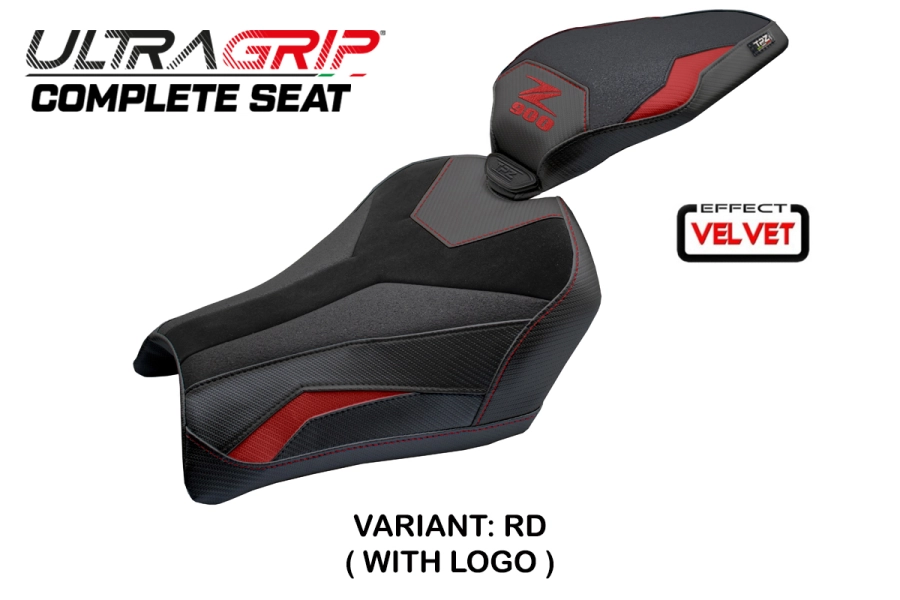 Komplette Sitzbank kompatibel - Kawasaki Z 900 2025-2026 - mod Kimiko Ultragrip Velvet - Standard